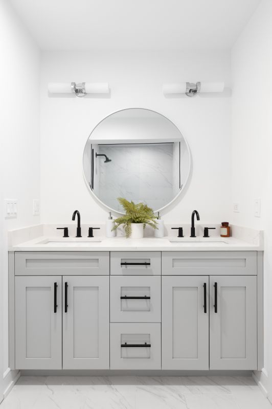 Contemporary Vanity and Fixtures